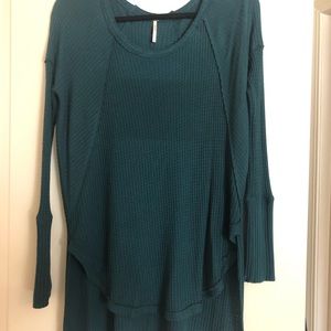 Free people high low tunic top